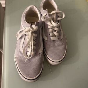 Vans Unisex Gray & White Sneakers
